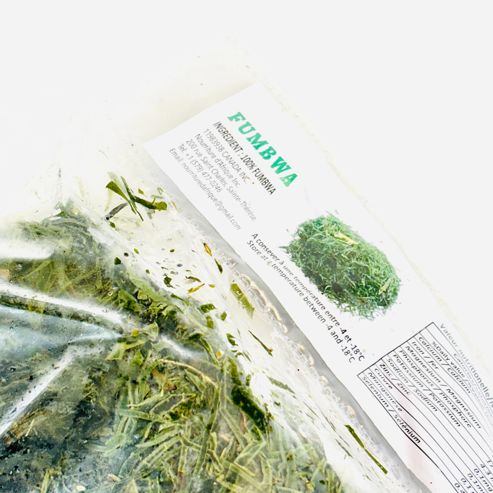 Fumbwa - Feuilles de Gnetum africanum 500g