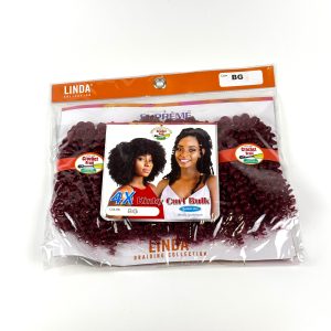 Mèche Kinky Curl Bulk 4X couleur BG, non tirée