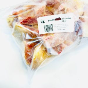 Poulet découpé congelé 1 kg