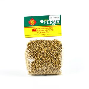 Ferma coriandre entière, saveur citronnée 100g