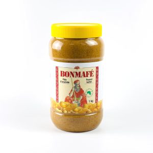 Bonmafé pâte d’arachide naturelle, texture lisse 1kg