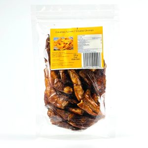 Crevettes fumées séchées, saveur marine intense 100g