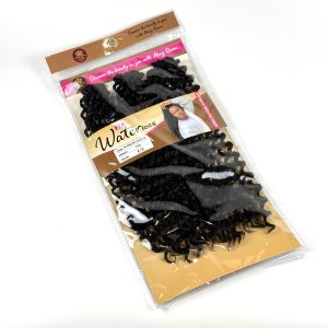 Mèche Water Locs 12" couleur 1B, non tirée