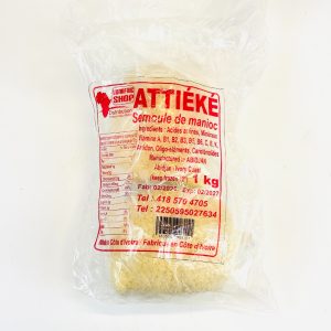Attiéké semoule de manioc ivoirien 1 kg