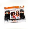 Mèche Kinky Curl Bulk 4X couleur 1B, non tirée
