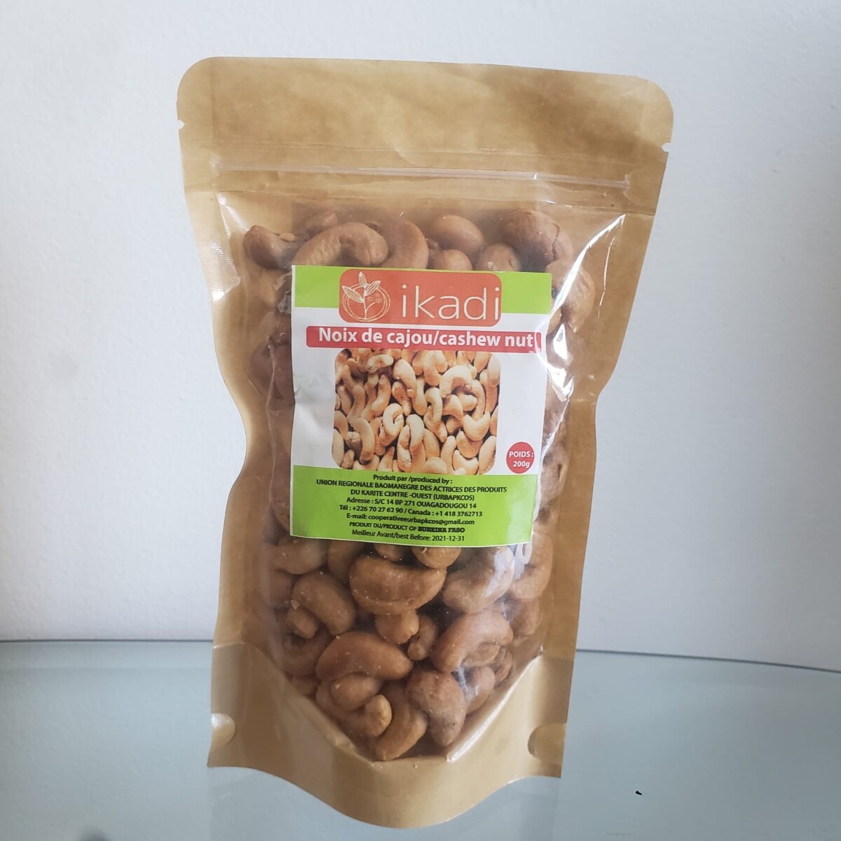 Noix de cajou croquantes naturelles -200 g