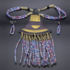 Ensemble collier africain avec boucles artisanales