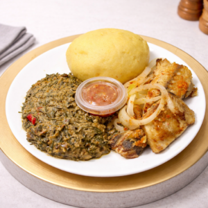 Fumbwa, Fufu & Poisson Salé