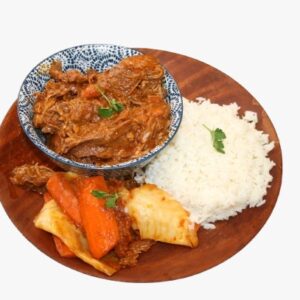 Assiette sauce aux Arachides