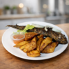 Poisson Chinchard avec plantains
