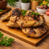 Poulet entier braisé