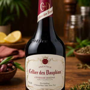 Vins Rouge riche et équilibré Cellier des dauphins rouge 250 ml