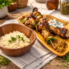 Assiette Deux Brochettes de Poulet